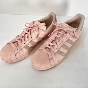 Adidas Superstar Light Pink Sneakers 
Size 10